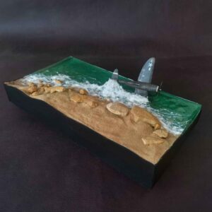 Diorama P 47 Thunderbolt playa