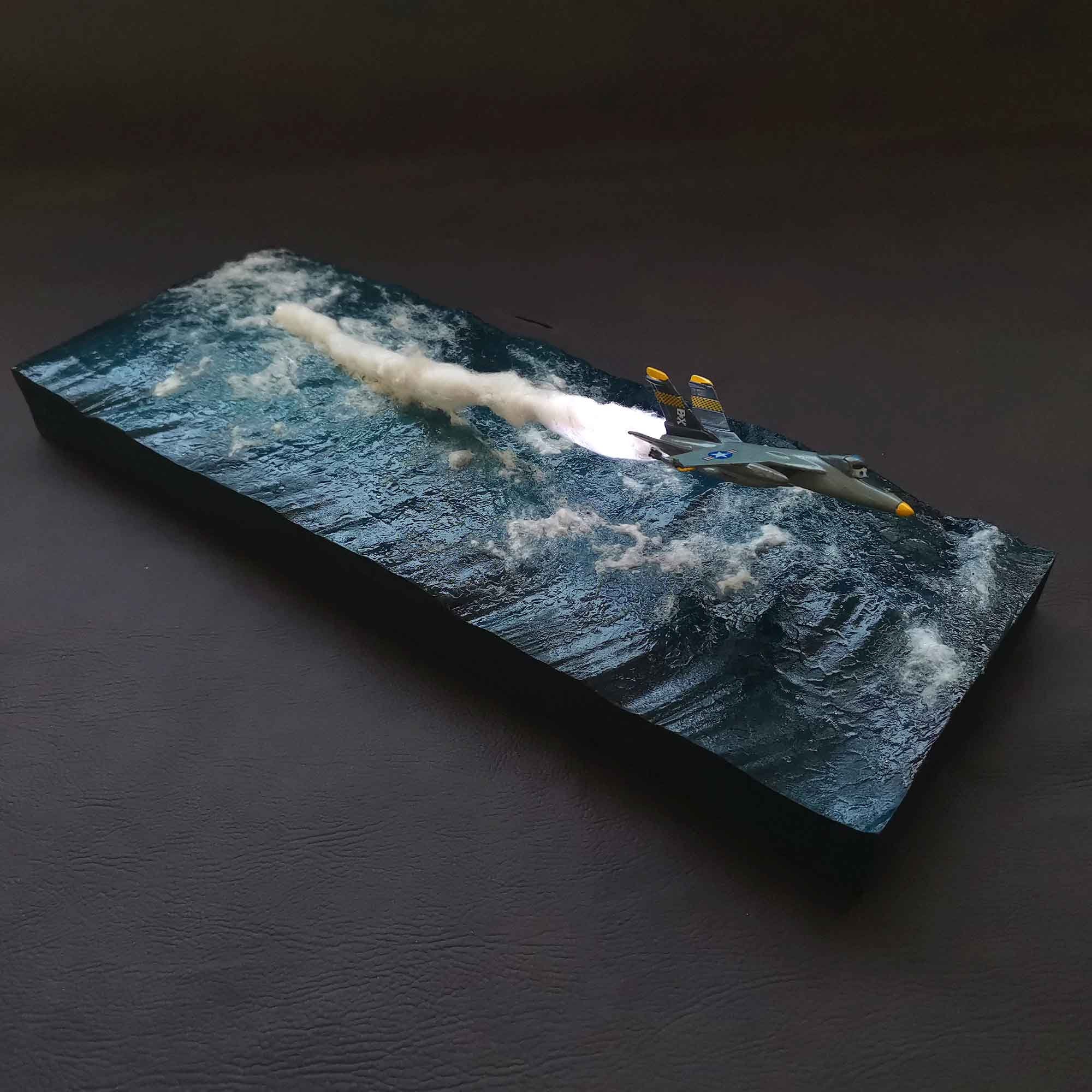 Diorama F/A 18 Super Hornet, Película Aviones. - Imagen 3