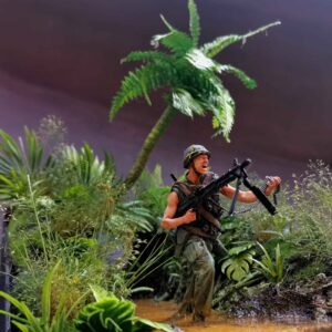 Diorama emboscada Vietnam.