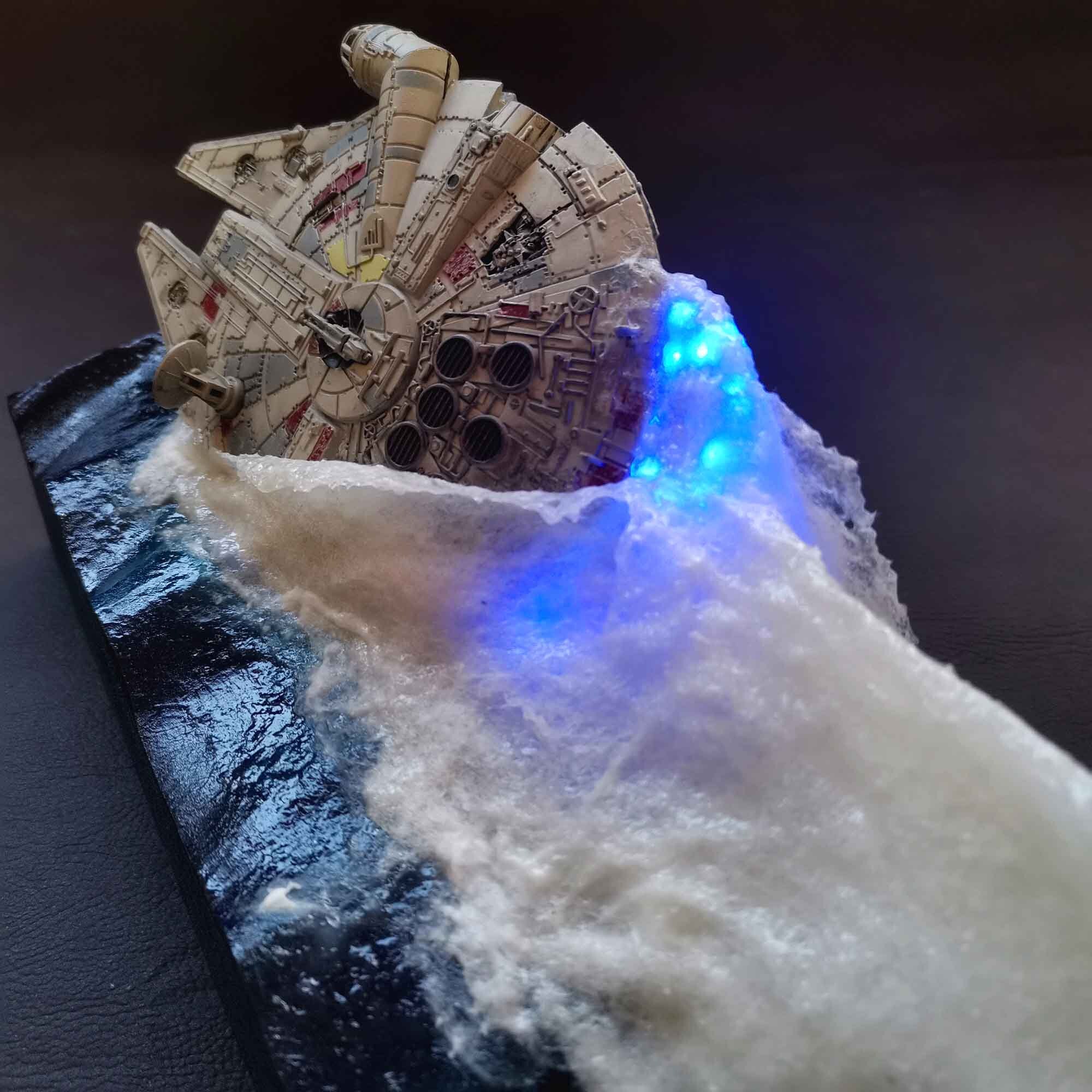 Diorama Halcón Milenario. Star Wars. - Imagen 6
