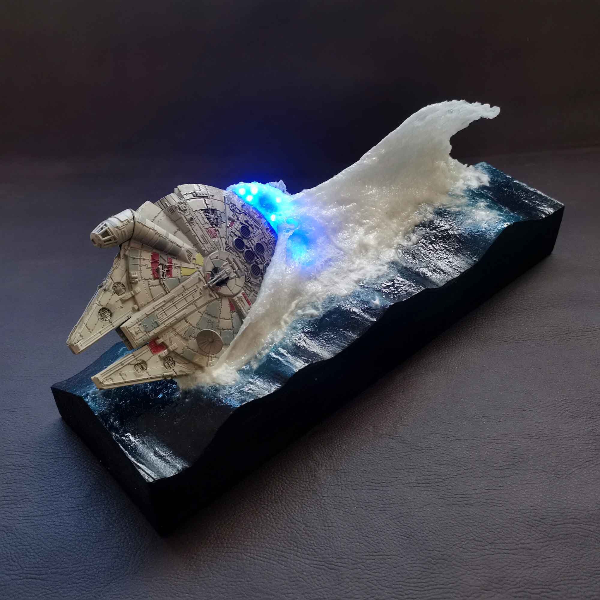 Diorama Halcón Milenario. Star Wars.