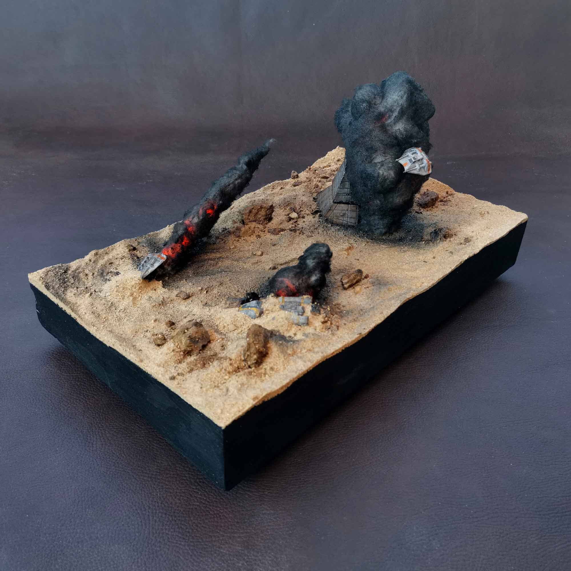 Diorama Snowspeeder. Star Wars. - Imagen 6