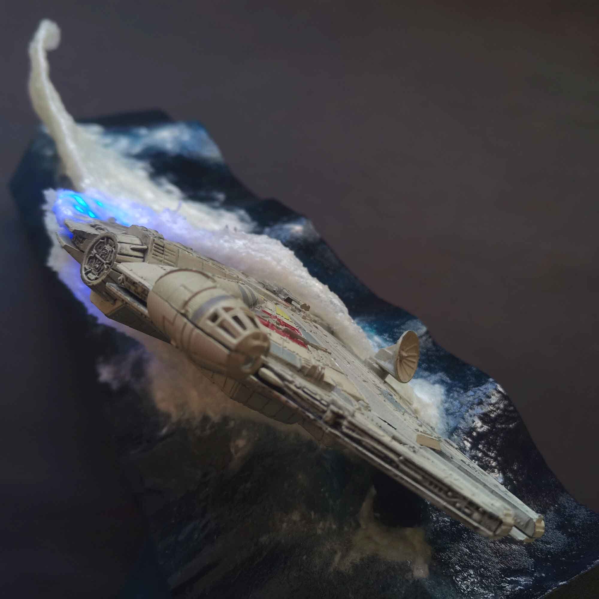 Diorama Halcón Milenario. Star Wars. - Imagen 9