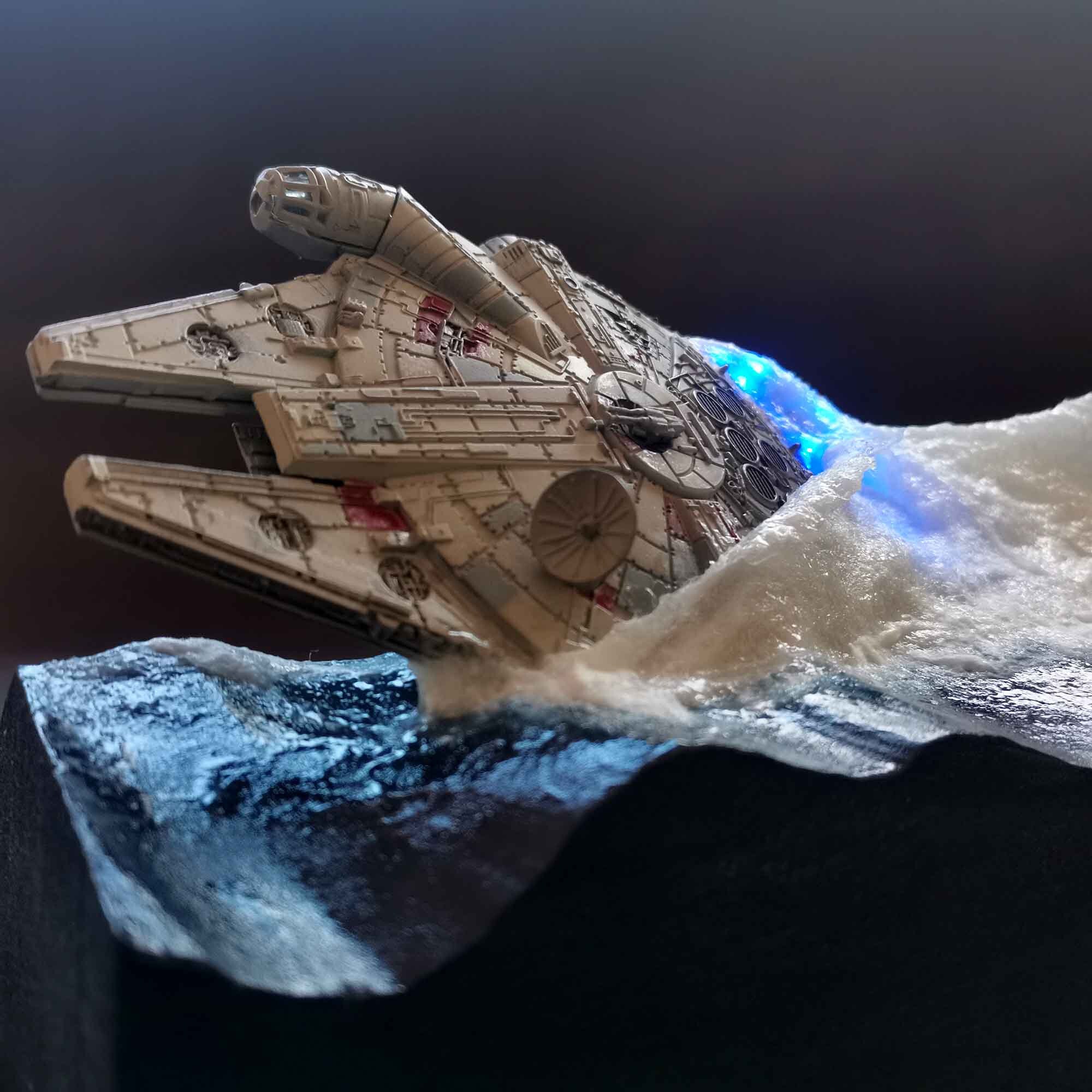 Diorama Halcón Milenario. Star Wars. - Imagen 7