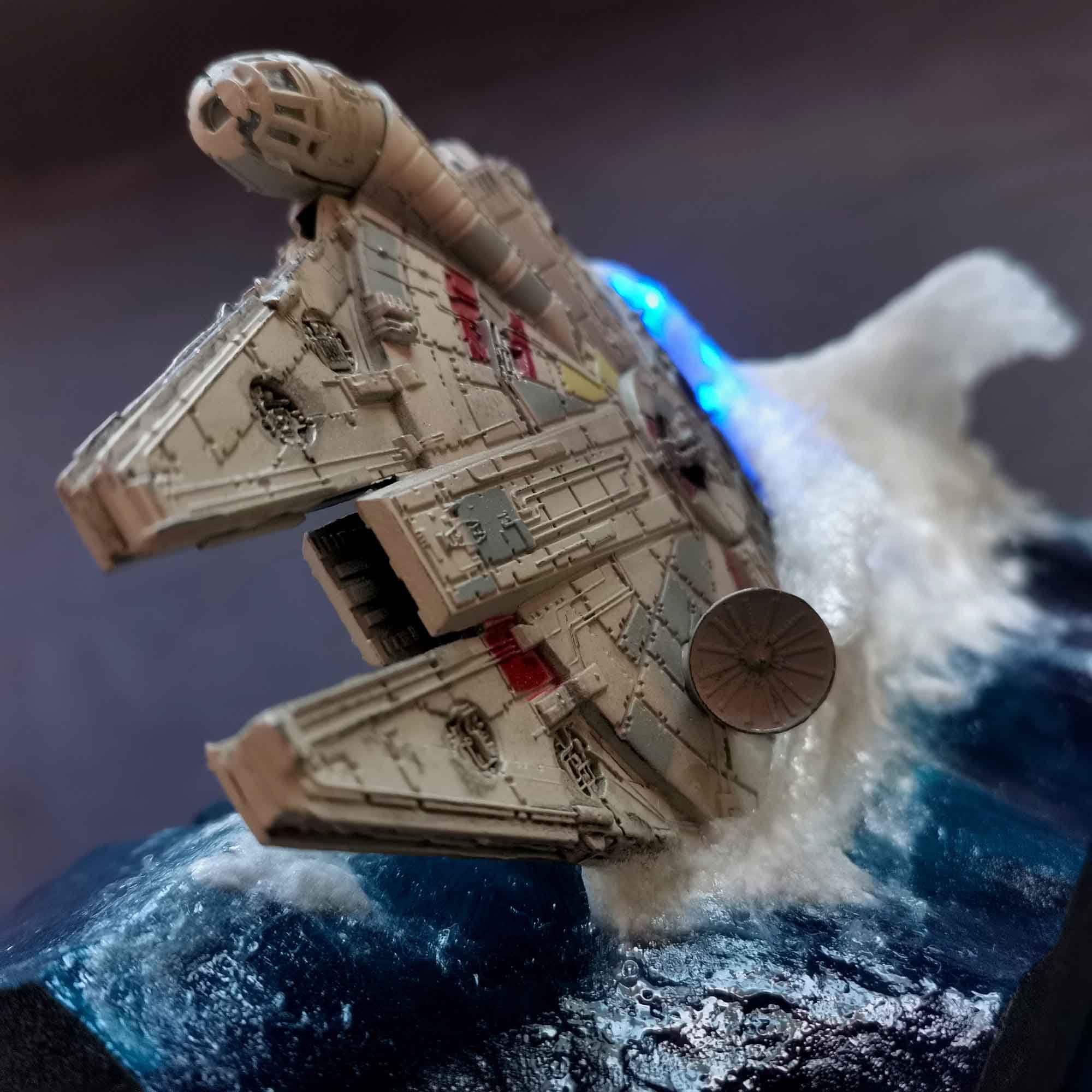 Diorama Halcón Milenario. Star Wars. - Imagen 8
