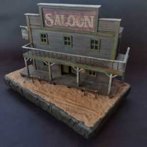 Diorama Saloon del Oeste.
