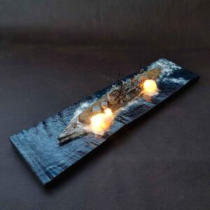 Diorama acorazado Hms Duke of York.
