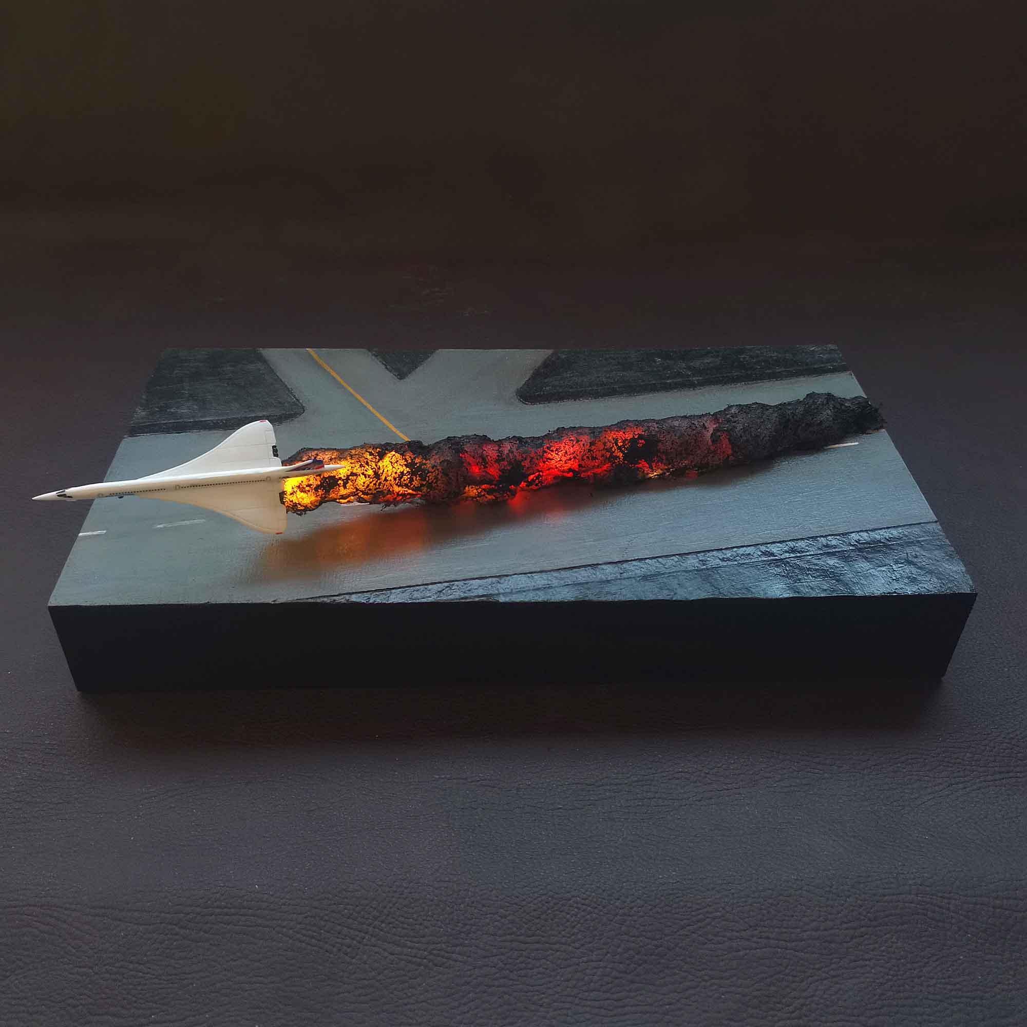 Diorama accidente Concorde. Escala 1/685 - Imagen 6