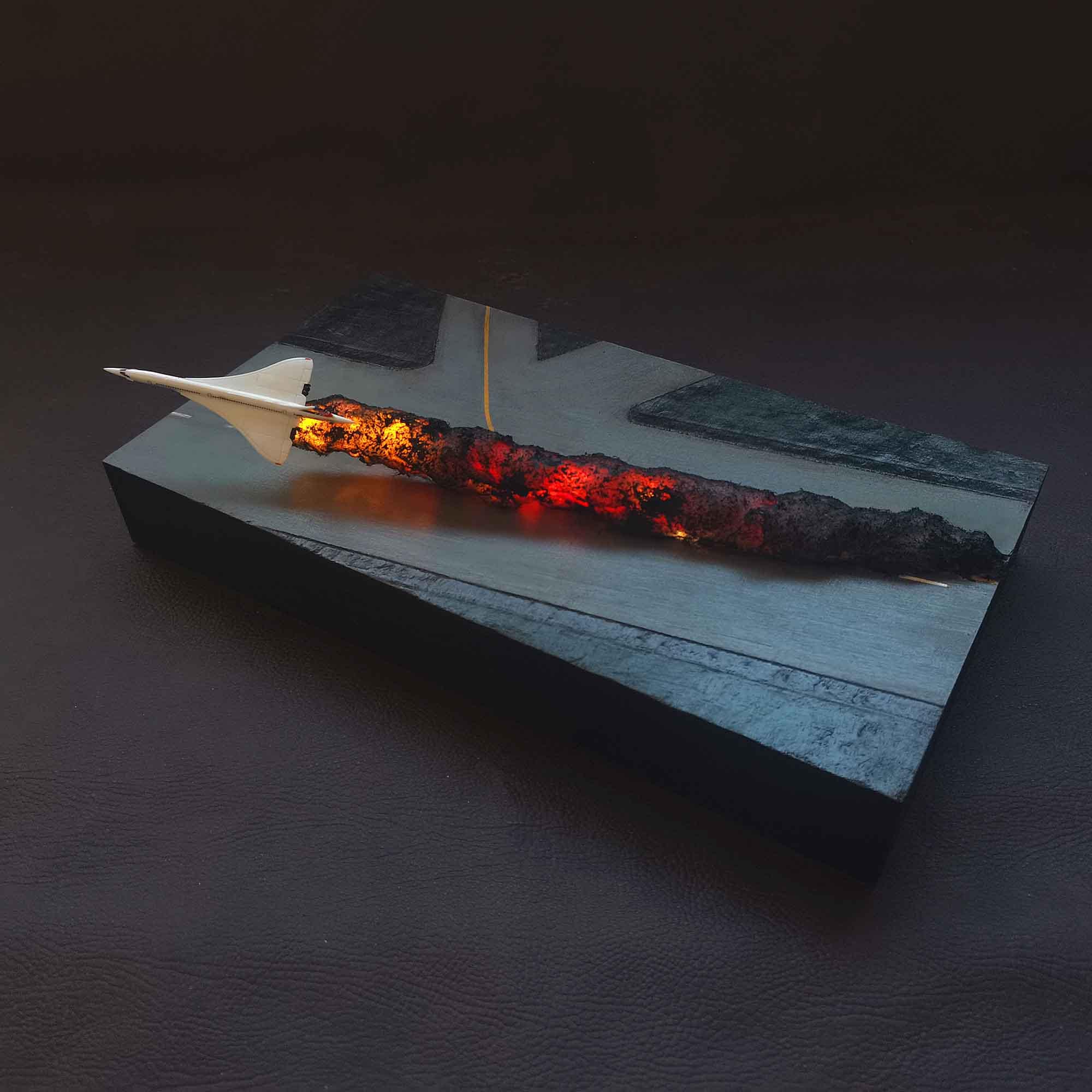Diorama accidente Concorde. Escala 1/685 - Imagen 5