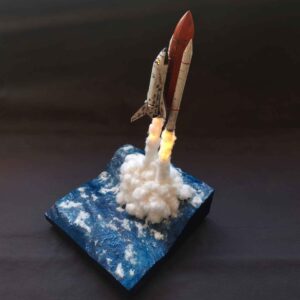 Diorama Endeavour, película Moonfall. Escala 1/144.