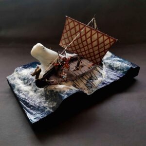 Diorama Drakkar.