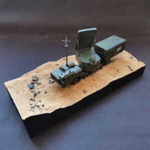 Diorama S 300 radar. Escala 1:72