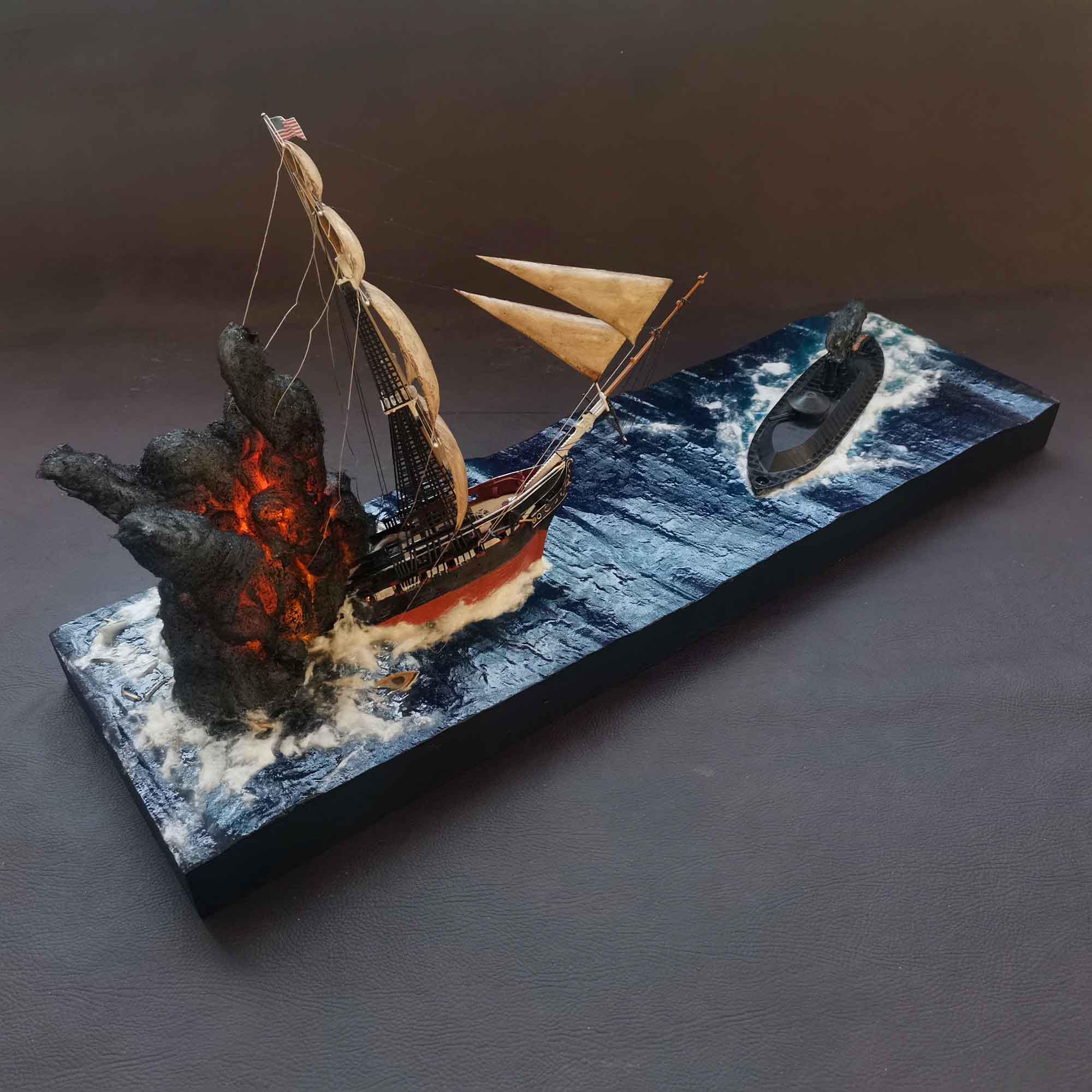 Diorama batalla Hampton Roads. - Imagen 5