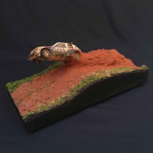 Diorama Peugeot 205. Escala 1:24.