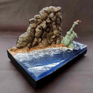 Diorama estatua de la Libertad. Planeta de los Simios.